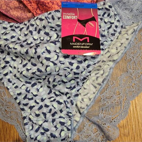 3 Pairs of Women XL Maidenform Comfort Devotion Lace Tangas - Picture 4 of 13
